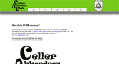 Desktop Screenshot of celler-ac.de